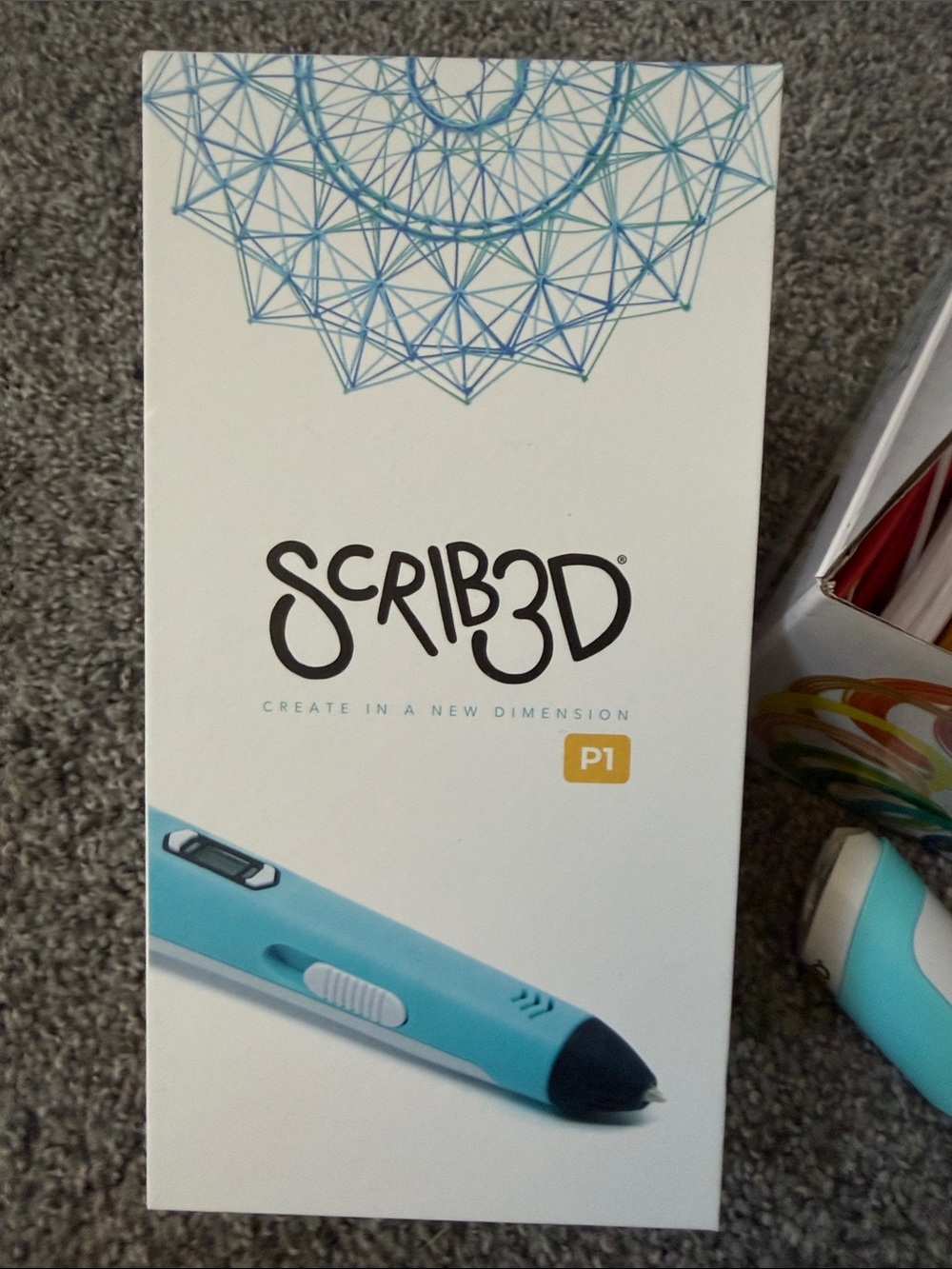 P1 3D Drawing Pen in Light Blue - Kids Learning Toy